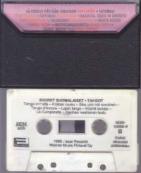 C-kasetti - Suuret suomalaiset tangot, 1995. 0630-10068-4. (iskelmä, tango, kokoelma)