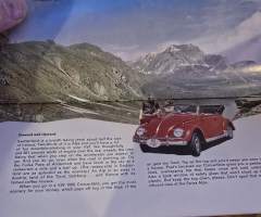 vw tourist car delivery programme.  matkailuohjelma eurooppaan. 1/67