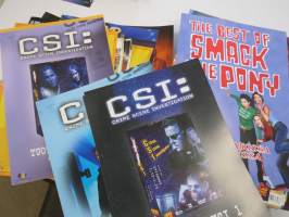 Universal, Sony, Paramount, Scanbox - elokuvien levittäjien / maahantuojan mainosmateriaalia 2000-luvun alusta, erä