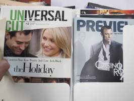 Universal, Sony, Paramount, Scanbox - elokuvien levittäjien / maahantuojan mainosmateriaalia 2000-luvun alusta, erä