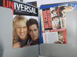 Universal, Sony, Paramount, Scanbox - elokuvien levittäjien / maahantuojan mainosmateriaalia 2000-luvun alusta, erä