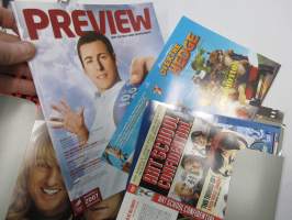 Universal, Sony, Paramount, Scanbox - elokuvien levittäjien / maahantuojan mainosmateriaalia 2000-luvun alusta, erä