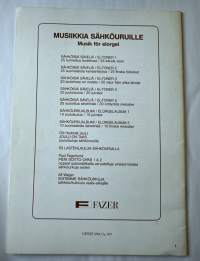 Pieni soitto-opas 2 automatiikalla varustettuja yksisormioisia sähköurkuja varten