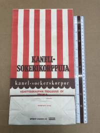 Kaneli-sokerikorppuja Vähittäiskauppojen Teollisuus Oy Toijala  -korppupussi