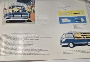 VW -pritsenwagen 1958?  brochure. myyntiesite