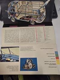 VW pakettiauto-pienoisbussi 1955 . myyntiesite