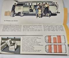 VW pakettiauto-pienoisbussi 1955 . myyntiesite