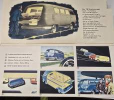 VW pakettiauto-pienoisbussi 1955 . myyntiesite