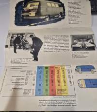 VW pakettiauto-pienoisbussi 1955 . myyntiesite