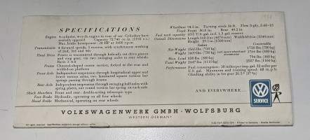 VW kupla  9/ 1953 . myyntiesite.