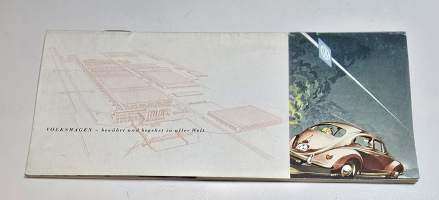 VW kupla  ja karmann ghia  8, 1958 myyntiesite.