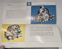 VW kupla  ja karmann ghia  8, 1958 myyntiesite.