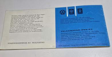VW  1961 myyntiesite.