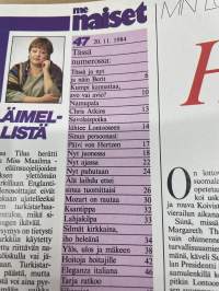 Me Naiset 1984 nro 47 (20.11.), Koivistot Englannissa, Berit, Lasse Lehtinen, Sinun persoona Päivi von Hertzen