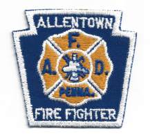 PENNSYLVANIA, ALLENTOWNIN PALOKUNTA -   hihamerkki palokunta 7x7 cm