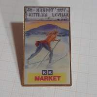 SM - Hiihdot 1997 Kittilän Levillä KK market  / pinssi / rintamerkki / neulamerkki
