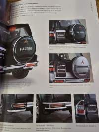 mitsubishi pajero lisävaruste  myyntiesite  06/ 00