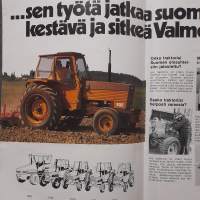 VALMET  Tämän maan pellot raivattiin suomenhevosella...sen työtä jatkaa suomentraktori kestävä ja sitkeä VALMET
