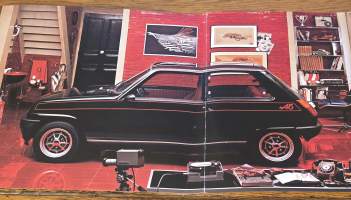 Renault  5  Alpine brochure, myyntiesite 1976