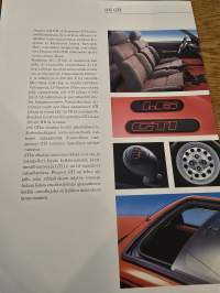Peugeot 205 GTI myyntiesite 1989