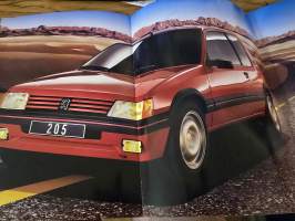 Peugeot 205 GTI myyntiesite 1989