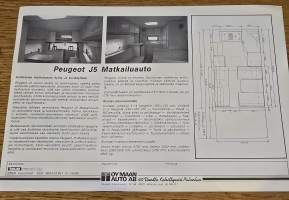 peugeot J 5  teve matkailuauto myyntiesite.