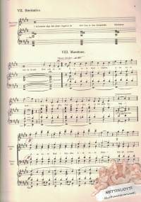 Juloratorium för recitation, soli, kör och orgel. Klaverutdrag.