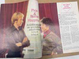 Me Naiset 1978 nr 8 (23.2.), Pirjo ja Bjärne Häggman, Melissa Gilbert, Maija Isosaari, Eeva Kilpi