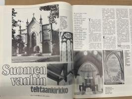 Me Naiset 1979 nr 35 (30.8.), Muotiliite, Päiviö Hetemäki, Suomen vanhin tehtaankirkko, Ari Angervo, Kalevi Kivistö, Nummen vanha pappila., Kuhmoinen