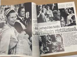 Me Naiset 1979 nr 36 (6.9.), Rauni-Leena Luukanen, sivun persoona Esko Roine, emännän paikka avoinna, Carola ja Berndt Nordgren muonamiehen mökki, Lupajan koulu