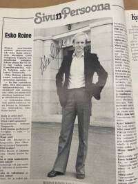 Me Naiset 1979 nr 36 (6.9.), Rauni-Leena Luukanen, sivun persoona Esko Roine, emännän paikka avoinna, Carola ja Berndt Nordgren muonamiehen mökki, Lupajan koulu