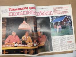 Me Naiset 1979 nr 36 (6.9.), Rauni-Leena Luukanen, sivun persoona Esko Roine, emännän paikka avoinna, Carola ja Berndt Nordgren muonamiehen mökki, Lupajan koulu