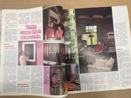 Me Naiset 1979 nr 36 (6.9.), Rauni-Leena Luukanen, sivun persoona Esko Roine, emännän paikka avoinna, Carola ja Berndt Nordgren muonamiehen mökki, Lupajan koulu