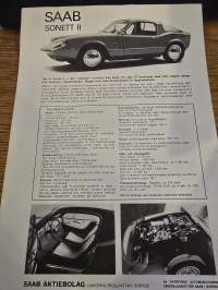 Saab  Sonett II v4.  3/ 66 myyntiesite