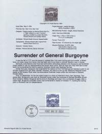 USA - Filatelia - 10 kpl ensipäiväleimattuja (FDC) valmiita kokoelmasivuja, joissa julkaisutiedot postimerkeistä. 1992-1994.
