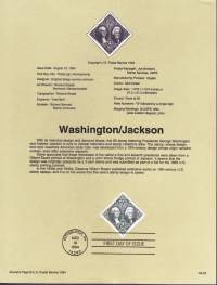 USA - Filatelia - 10 kpl ensipäiväleimattuja (FDC) valmiita kokoelmasivuja, joissa julkaisutiedot postimerkeistä. 1992-1994.