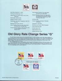 USA - Filatelia - 10 kpl ensipäiväleimattuja (FDC) valmiita kokoelmasivuja, joissa julkaisutiedot postimerkeistä. 1993-1994.