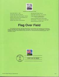 USA - Filatelia - 10 kpl ensipäiväleimattuja (FDC) valmiita kokoelmasivuja, joissa julkaisutiedot postimerkeistä. 1995.