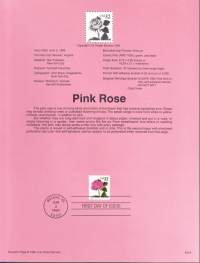 USA - Filatelia - 10 kpl ensipäiväleimattuja (FDC) valmiita kokoelmasivuja, joissa julkaisutiedot postimerkeistä. 1995.