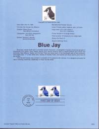 USA - Filatelia - 10 kpl ensipäiväleimattuja (FDC) valmiita kokoelmasivuja, joissa julkaisutiedot postimerkeistä. 1995.