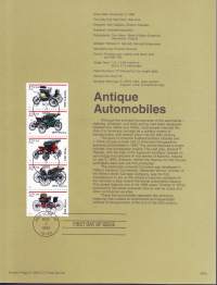 USA - Filatelia - 12 kpl ensipäiväleimattuja (FDC) valmiita kokoelmasivuja, joissa julkaisutiedot postimerkeistä.1995.