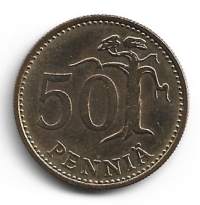 50 penniä  1969