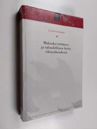 Maksukyvyttömyys ja taloudellinen hyöty rikosoikeudessa