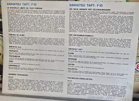 Daihatsu Taft F 10 &amp; 1600 gran F-20l myyntiesite.