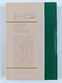 Yhteiskuntasopimuksesta, eli Valtio-oikeuden johtavat aatteet