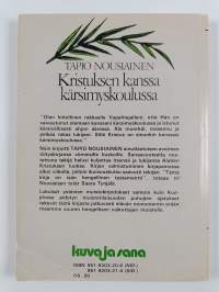 Kristuksen kanssa kärsimyskoulussa