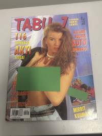 Tabu 7 1995 no 2 Aikuisviihdelehti K-18.