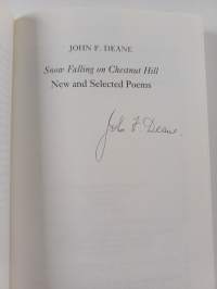 Snow Falling on Chestnut Hill - New and Selected Poems (signeerattu)