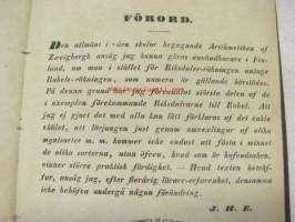 Lärobok i Räknekonsten Med Talrika Öfning-Exempel...Lämpad, efter det i finland gällande myntsystemet, till Skolornas behof, Helsingfors 1859, tryckt hos H.G. Friis