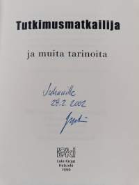 Tutkimusmatkailija ja muita tarinoita (signeerattu, tekijän omiste)